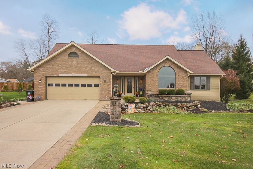 Welcome Home! Majestic Custom HOMEARAMA Model Home In Highly Desirable Timber Ridge Development! Almost 5,000 Sq Ft of Living Space! Stunning 2 Story Grand Foyer (New Entry Door w/Matching Sidelites 2017) w/Ceramic Tile, Full Closet, & Updated 1/2 Bath. Inviting Living Rm w/Vaulted Ceiling and Lavish Sunburst Window. Impressive Great Rm w/Gas Fireplace, Gorgeous Quarter Round Windows, Recessed Lighting, French Doors Into Splendid Office/Den, & Sliding Doors To Your Backyard Paradise. Sun-Filled Gourmet Eat In Kitchen w/Vast Cabinetry, Abundance Of Counter Space, Stainless Steel Appliances, & Walk-In Pantry. Formal Dining Rm w/Arched Entrance & Magnificent View Of Backyard. Elegant 1st Floor Master Suite Embodies Custom Ceiling, Walk-In Closets w/Designer Sliding Doors, Hardwood Floor, & Full Remodeled Custom Bath, featuring; Vaulted Ceiling, Jetted Tub, & Grandiose Tiled Shower. 1st Floor Laundry. Upstairs Embraces 3 Spacious Bedrooms, 2 Full Baths, & Generous Loft Area. Full Finished