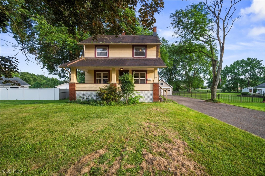 Charming 4-Bedroom Colonial in Boardman – Duplex Potential!
Welcome to 57 Charles Ave — a spacious 4-bedroom, 2-bath colonial in the desirable Boardman School District. Situated on a large .36-acre lot, this 1926-built home offers nearly 1,700 sq ft of living space, classic architectural details, and the versatility to be used as a single-family home or a duplex.
Step into a warm and inviting living room with hardwood floors, a fireplace, and abundant natural light. The main floor features a full bedroom and bathroom, a formal dining room, and a bright kitchen with updated flooring and appliances. Upstairs, you'll find three additional bedrooms, a second full bathroom, and a flexible layout that lends itself to potential multi-family use, in-law quarters, or rental income.
Enjoy peaceful mornings on the covered front porch or relax in the spacious backyard surrounded by mature trees. A detached garage, long driveway, and full basement add convenience and storage options.
Duplex Potential:
With separate living areas on each floor, two full bathrooms, and entrances that could be adapted, this home is ideal for investors, multigenerational families, or anyone looking to generate extra income.
Property Highlights:
4 bedrooms, 2 full baths
~1,698 sq ft of living space
Hardwood floors & charming original details
Detached garage + ample off-street parking
Full basement and large lot
Potential duplex setup or in-law suite
Located near schools, parks, shops, and more!
Whether you're looking for a classic single-family home or an income-producing property, 57 Charles Ave offers the flexibility and charm to make it your own.