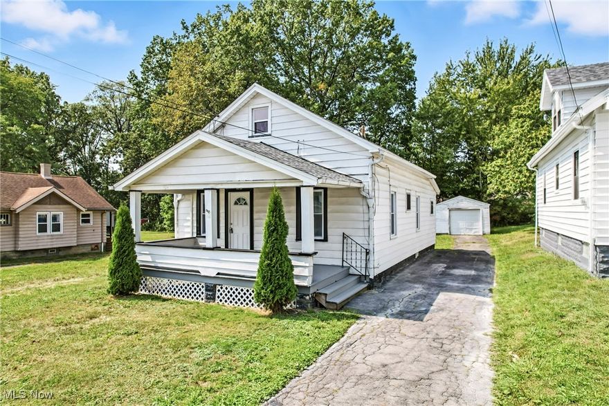 Beautifully remodeled, Charming Cape Cod. As you pull up, you’ll notice the welcoming front porch, perfect for morning coffee or relaxing at the end of the day. Step inside to a bright and inviting living area with fresh paint, new flooring, and modern light fixtures that flow throughout the home. A formal dining area that opens to the completely remodeled kitchen - ready for your favorite meals, featuring brand-new cabinetry and countertop. The main floor hosts two comfortable bedrooms and a newly updated bathroom, while upstairs you’ll discover a spacious third area that can be used as a bedroom or home office. Every detail inside has been updated—from the windows to the floors—creating a move-in-ready home you’ll love.

Outside, A detached one-car garage adds both convenience and extra storage space and the backyard offers room to garden, play, or simply unwind. 
Located just minutes from shopping, dining, and quick access to I-680 and Route 11, this home combines modern updates with everyday convenience.

This home is preinspected and priced to sell!! With a brand-new roof, this home not only looks great but gives peace of mind for years to come. Brand new HWT and whole house and garage siding freshly painted.