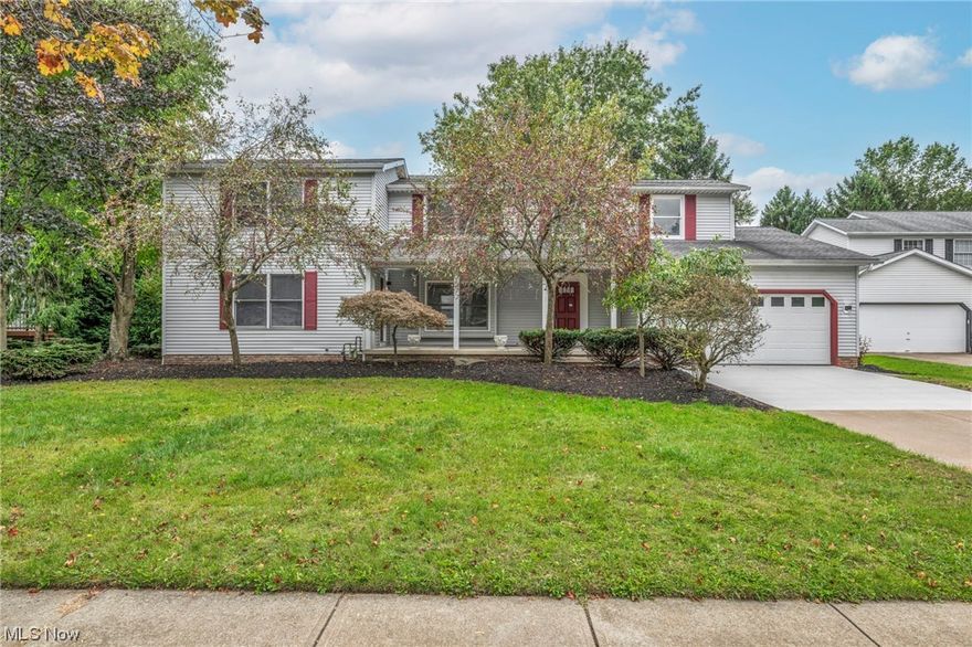 Willoghby colonial tucked in the cul-de-sac of Carl Court.  Five bedroom home has a generous two story addition, expanding both the first floor, living area and the master bedroom. The kitchen has been updated, including appliances, quartz countertops, white shaker cabinets, luxury vinyl plank flooring, LED lights.  Master bedroom has updated shower, vanity, ample closet space.  The additional bedrooms are carpeted.  The backyard has a deck out from the living room, patio out from the addition, as well as shed.  This home has space for growth, great location, and is awaiting your home decor.