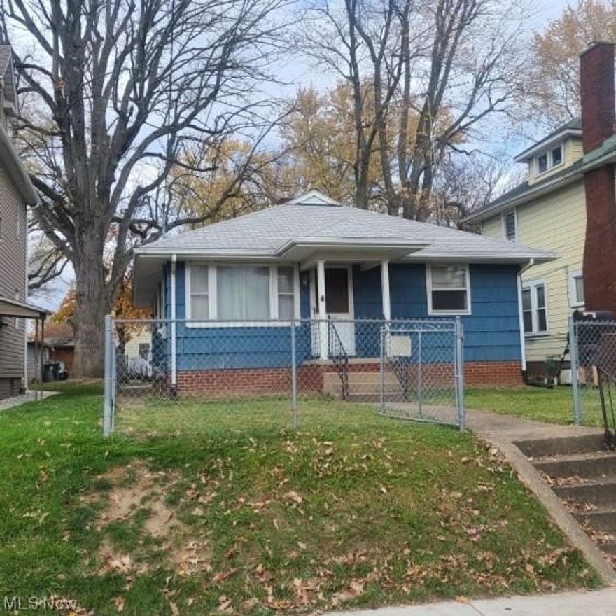 Take a look cute 2 bedroom ranch with great bones 1 year old furnace C/A an hot water tank just needs paint an carpet of your choice convient location near hospital detached 2 car garage easy to show
