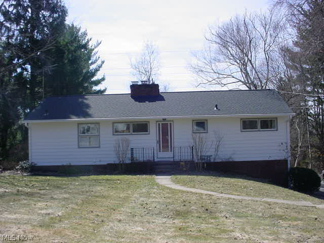 Gorgeous large back yard! 2-3 bed, 2 bath ranch w/walkout basement! 2 car garage, 2 woodburning fireplaces, patio, storage shed and deck off the 1st floor sun room! 2014 new roof & gas furnace! 2nd bed has been divided into 2, wall could be removed. Hardwood flrs under carpet, sq ft included walk out family room! Corian counters and mud room w/storage! Home warranty! All appliances! Exterior painted 2014!