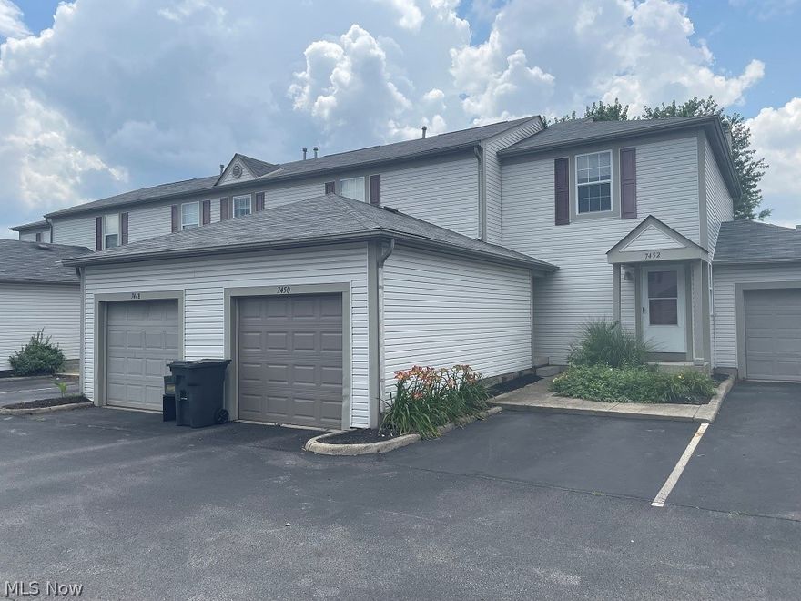 Welcome to this retired Airbnb, move-in or rent-out ready. This secluded condo has had one owner for 9 years and last summer 2025, the following new hardware renovations were completed: 

Smoked grey flooring throughout house (zero carpet), paint matching flooring, deluxe recessed lighting in living room, ceiling fan in kitchen, extended sliding glass door to patio.

Previous history:2021 - new water heater, 2019 - new HVAC. 

The living room has perfectly sized entertainment space with a bright and airy layout. Two expansive bedrooms boast large windows and abundant sunlight with full bathrooms in between and half-bath in the basement. 

Charming 3 mile walking path surrounds the complex and takes you through the wood for quiet strolls. The unit is on a dead-end road with no through traffic!

This is a turnkey solution for anyone desiring a private and quiet space, also offering access to the community fitness center and pool when desired.