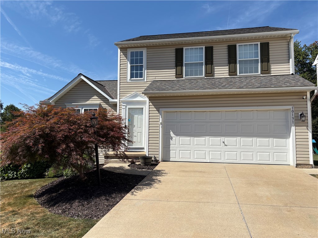 Welcome to 10131 Buckhorn Trail! This beautifully maintained 3-bedroom, 2.5 bath colonial is located on a spacious corner lot. Stepping in to this home you are greeted by an inviting open floor plan connecting the living, dining and kitchen areas, perfect for entertaining or everyday comfort. An updated kitchen offers plenty of counter and cabinet space and all appliances.
Your dining area has a new sliding door that opens to a large wood deck-perfect for family gatherings. Off the kitchen there is a first-floor laundry and a remodeled half bathroom. Upstairs offers 3 bedrooms with a primary updated bathroom. Master bedroom has plenty of closet space and a large private bath.
This home has a partially finished soundproof basement and many updates including: 3-stage whole home water filtration system, carrier high efficiency furnace and central air with by-pass whole home humidifier in 2020. There is a 2-car garage with a full-size refrigerator. Beautiful landscaped lot with 10x16 ft lofted barn and 5 outside security cameras. The roof was replaced in 2019 with 40-year shingles.
This home is located minutes from shopping, dining and freeway access. Call today for showing!