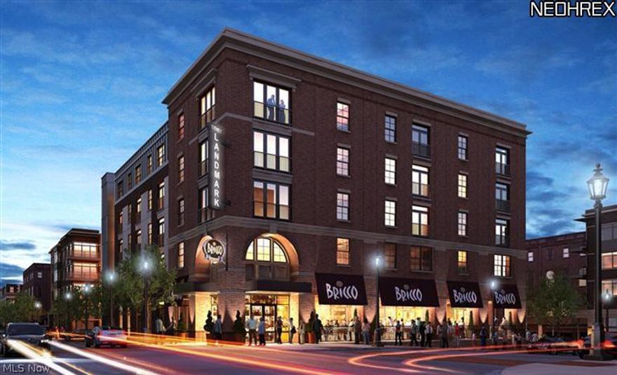 Located in the heart of Kent's new $100 million mixed-use downtown district.  At home, enjoy luxury living with spacious floor plans, high end finishes, walk-in closets, in suite washer and dryer and a private fitness room.  The Landmark at Kent is truly a retreat for young professionals, down sizers and those looking for sophisticated urban living.  Parking spots designated for The Landmark at $90.00 per month.  Occupancy April 2014...leases being accepted beyond April occupancy!