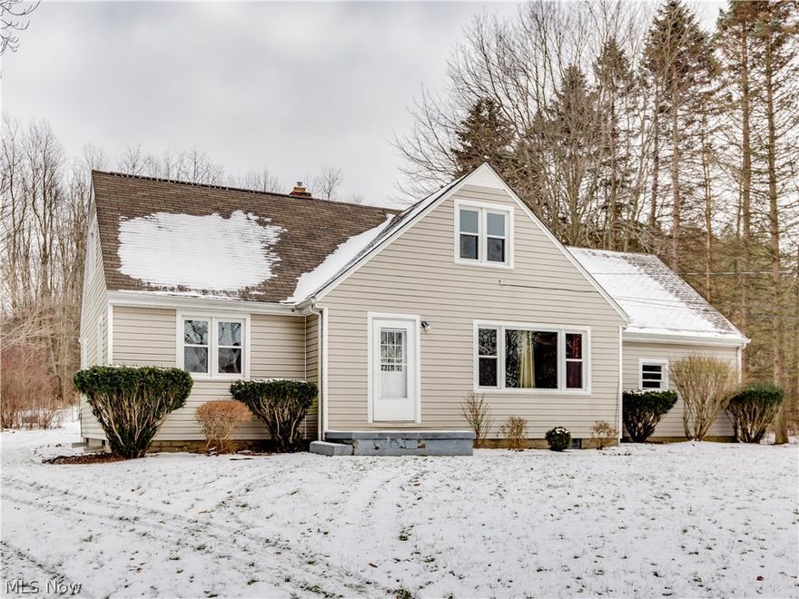 Welcome home to 5131 S. Arlington Rd. This charming Cape Cod has so much to offer. Four nice size bedrooms with beautiful hardwood floors. Two full bathrooms that do need some updating. This home is on just under an acre of land and is very private. This lot is between two owners on each side with over ten acres each. Contact listing agent today for your private showing