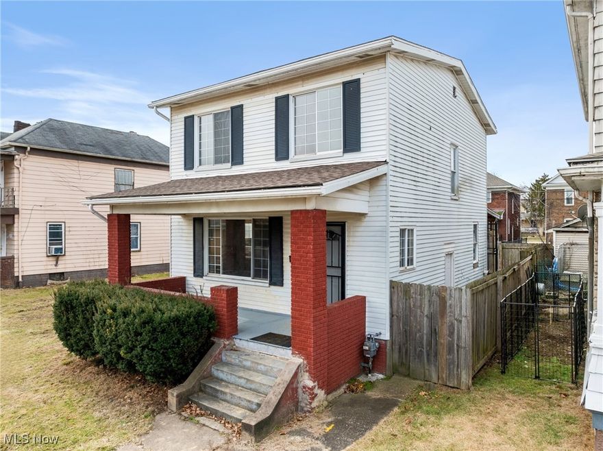 Move-in ready two-story home featuring 3 bedrooms, 1 bath, and a full basement. This well-maintained property boasts new flooring throughout and includes the empty parcel right beside it, offering potential for expansion or outdoor space. Conveniently located less than a minute's drive from the hospital, this home combines comfort and accessibility. Don't miss out on this affordable opportunity to own an updated home! Call your favorite agent today to schedule a showing.