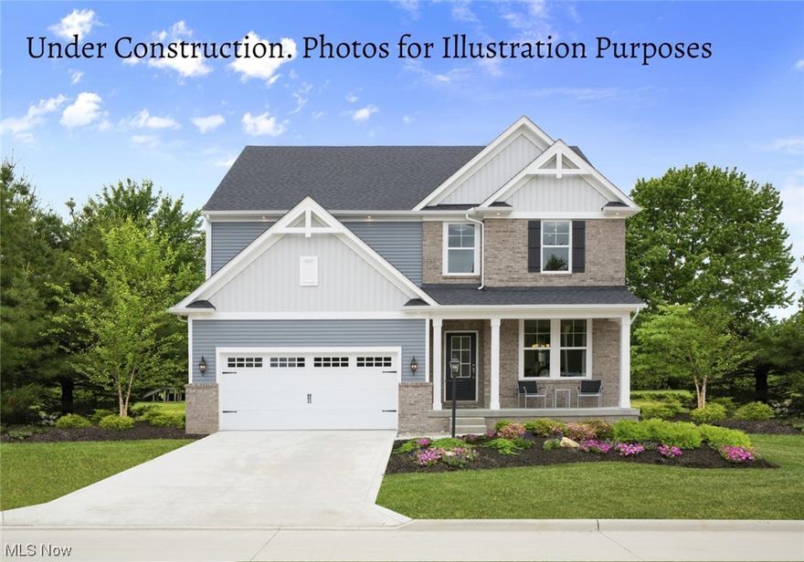 Buy Now and Save Over $40,000 from the original sales price of $724,859! Stunning Northwood by Drees Homes now under construction for
Winter 2023 occupancy. This 4 bedroom home is perfect for today's busy family. Work or study from home in the first floor office or second
story bonus room. Large kitchen features white cabinets and quartz countertops. The Owner's suite features a deluxe bath with super shower
and oversized walk-in closet. Second floor laundry adds to the convenience. Spacious family room features a fireplace and large windows for
maximum sunlight. Step into your outdoor living area with fireplace from your breakfast room and enjoy the view of your wooded homesite
provided by the Crocker Woods community. Spend more time doing what you love with a low-maintenance lifestyle. Photos for illustration
purposes only.