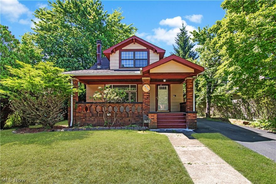 Masterfully renovated 4 bedroom 2 full bathroom Cape Cod in the heart of Maple Heights minutes away from both Bedford and Garfield Reservation parks! The transformation of this home is absolutely incredible, no stone has been unturned! Walk into the home and experience the spacious living room with beautiful built-ins and an original fireplace. Enjoy the gorgeous kitchen that boasts white-ice granite countertops, newly restored cabinets, new luxury vinyl tile floors, and all new appliances. This meticulously designed modern interior also features new luxury vinyl plank flooring, new light fixtures throughout, 2 upgraded full bathrooms, 4 good sized bedrooms along with plenty of closet and storage space to utilize, sizable dining and living rooms, and lastly a full additional living space on the second floor that has natural wood vaulted ceilings with skylights. Other big ticket updates include a newer furnace, updated electrical, and plumbing systems. Not to mention the amazing exterior which includes a full size gazebo with an outdoor fireplace/pizza oven, a stone tile half basketball court, a large shed, an upper rear terrace, a large and inviting covered front porch, a brand new 1.5 car garage, and two additional full-sized lots in the rear! Live easy knowing this home will provide decades of sustainability, fall in love with the beauty of its modern design, and enjoy the great outdoors with everything this property and home offers!