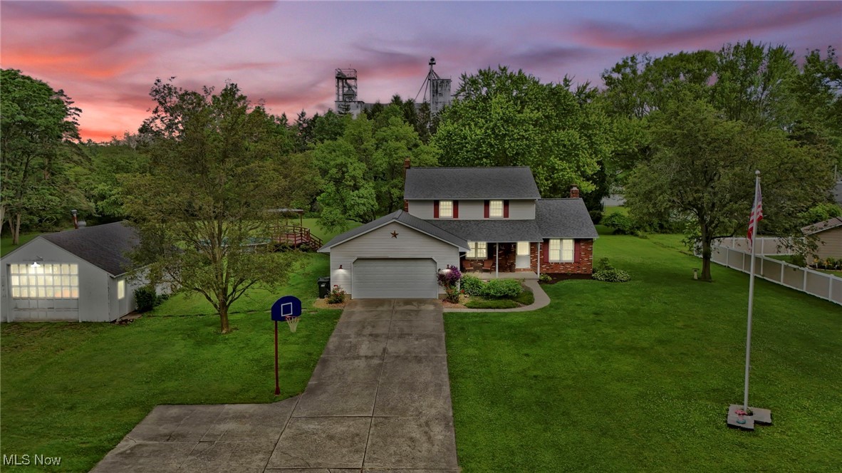 Nestled at the end of a quiet cul-de-sac, this well-maintained 4-bedroom, 2 full bathroom Colonial home offers the perfect blend of comfort, space, and privacy, situated on 3 parcels totaling almost 4 acres.
Step inside to find a welcoming layout with a first-floor bedroom and full bath, ideal for guests or multi-generational living. Enjoy peace of mind with Anderson windows installed in 2018 and a newer roof (2022). The full basement provides a fully finished recreation area, bonus room and ample storage space for all your needs.
Outdoors, relax on the covered front porch overlooking a charming water feature, or entertain by the above-ground pool with deck during the summer months. A 22x30 outbuilding/garage with concrete floors and electricity is perfect for hobbies, storage, workshop or to house those extra cars!
Additional features include city water and sewer, a private driveway, and a home warranty included for added peace of mind.
This rare property offers the serenity of country living with the convenience of village amenities. Don't miss this unique opportunity in Grafton!