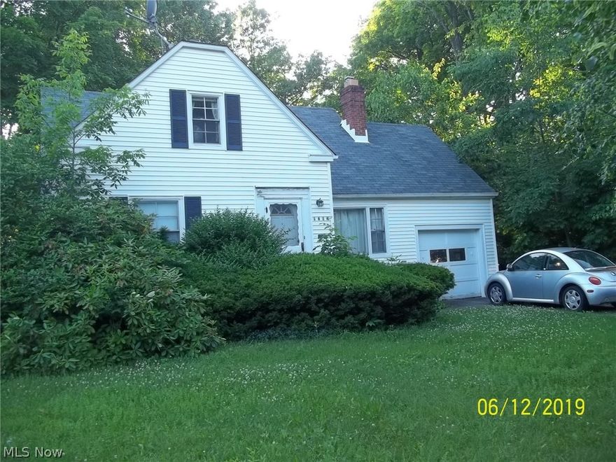 Bring this property back to its full potential!!  Charming Cape Cod in Cleveland Heights is just waiting for renovation!  Seller will not/cannot do any repairs and property is sold AS IS.  Any and all POS violations to be assumed and completed by buyer.  In the process of obtaining POS inspection.  Priced to sell quickly!!