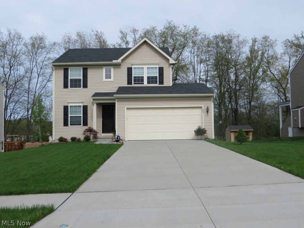 Welcome to 583 Sparrow Way. This colonial is in pristine condition. (Built in 2010)--You will find an open floor plan decorated in today's colors, warm and neutral. The kitchen features gorgeous cabinetry, center island, microwave and a spacious eating area that overlooks a picturesque backyard. The laundry room and half bath are also located on the first floor. The second floor has 3 Bedrooms, 2 Full baths. The master bedroom has vaulted ceiling, bath and walk-in closet. the lower level is completely finished with a half bath. The outside is a naturalist delight. You will find a Trek wood deck with vinyl railings, patio, high-quality shed and beautiful, well-maintained flower beds.
(Attachment with $15000.00 of up-grades) (Square feet includes finished lower level.)
