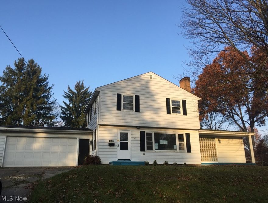 Spacious 4 bedroom Colonial with 2 full baths and master suite on the main level. Home has over 1936 square feet with full finished basement, hardwood flooring in most rooms, fenced backyard and a detached two car garage. Needs some TLC but good opportunity in the north end.
