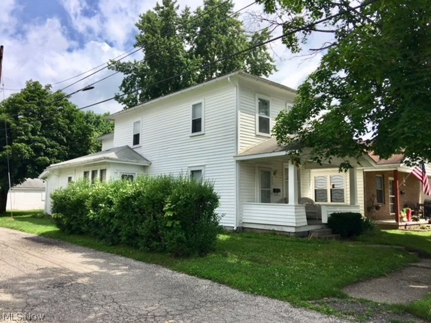 Here's  a comfortable and good condition 3 bedroom home with ample spaciousness.  First floor laundry and bathroom accommodates your needs. Good size yard with a detached 2 car garage. Seller lives out of state. Any required repairs by lender would be buyers responsibility. Monthly utilities average, AEP - $51.00, Dominion Gas - $50-$100, water and sewer $55.00, Kimble trash $41.79