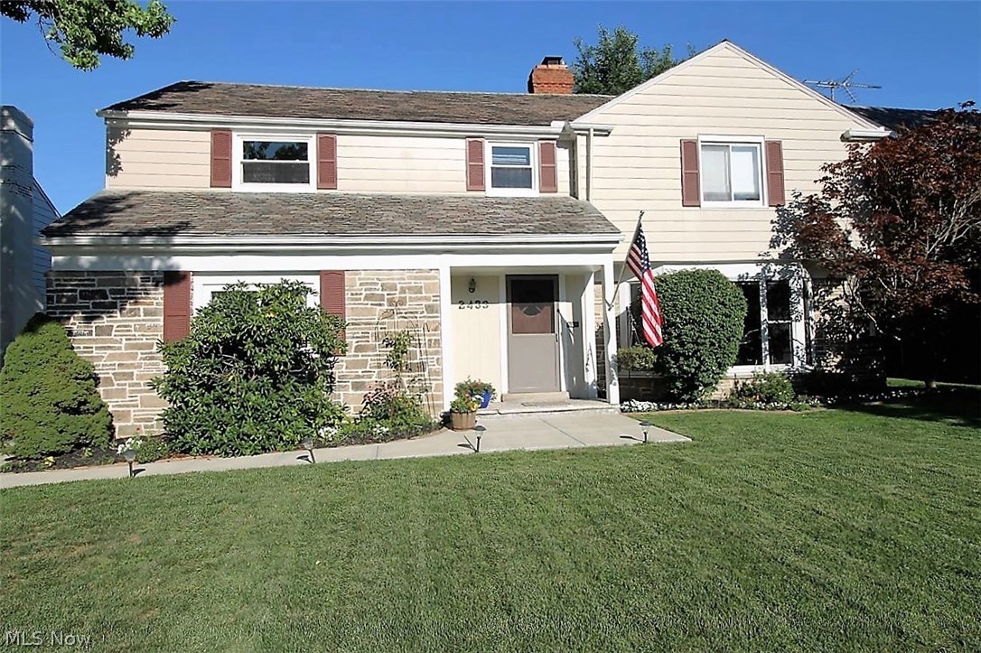 Location! Location! Location! Beautiful four bedroom Colonial with Oak floors throughout. As you enter through the front door you are greeted by the grand living room and beautiful stair case leading to the second floor. The first floor of this exquisite home is open and lets in all of natures natural light along with recessed lighting from the living room through to the dining room and family room; conversion of the family room was completed in 2004. The whole first floor flows nicely from one room to the other, to the left is a hallway which takes you to the first floor office. Imagine working in this home office with all the light coming in. A half bath is located off the hallway leading you back to the living room with a spectacular tiled fireplace and straight ahead is the entrance for the kitchen. Marvelous kitchen which was renovated in 2002, nice cabinets with plenty of storage and counter space. On the second floor you will find four large bedrooms one of which is the ma