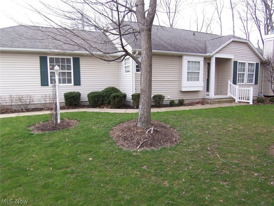 Beautiful, well maintained condo with three bedrooms and three full baths! The great room, with a vaulted ceiling and a gas fireplace, has a formal eating area that will accommodate a table large enough for the family gatherings! The fully applianced kitchen has loads of oak cabinets, granite counters, an eating area with a window seat and a pantry. The 2nd bedroom, just off the hall, is close to the main bath, and the first floor laundry includes the washer/dryer, a sink, cabinets for storage, and a closet. The two car garage has a drain, garage door opener, and a keyless entry pad. The lower level is finished with a huge family room, large bedroom and a full bath. The bedroom has a large walk-in closet, and built-in storage shelves. There is a large unfinished area with added shelving for storage. There are glass block windows and an AprilAire humidifier. There is a maintenance-free deck off the great room and a retractable awning. The whole condo has been painted a neutral tone, and