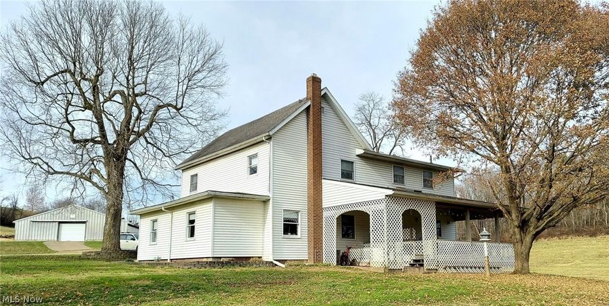 Country living is waiting for you here! This 8.71 acre property has so much to offer. The beautifully maintained house boasts 6 bedrooms and 3 full baths. Basement has separate living quarters with its own kitchenette and slider doors for coming and going. Large kitchen with very handy main floor laundry room with built-ins. Walk out the sliders from the dining area to a covered 24'x14' deck to really enjoy the outdoors! Main floor bedroom with attached full bath. Upstairs has a full bath and 4 spacious bedrooms, all with large closets. Outside you will find a garage, large shed and a 40'x300' metal barn. The barn has 3 separated areas with the front part having its own furnace for heating. The barn also has its own drilled well as the water source, separate from the house. 
Make your appointment for a showing today!