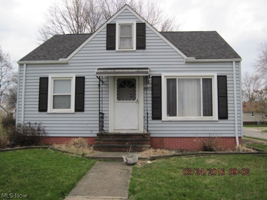 Nice bungalow on a large corner lot. Just needs your finishing touches.