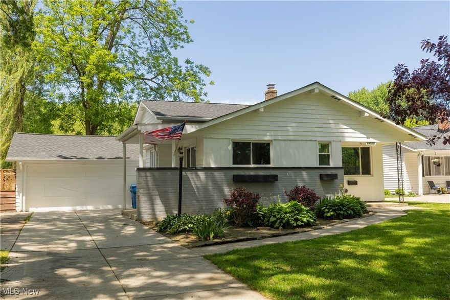 Welcome to this beautifully updated split-level home in North Olmsted, offering the perfect blend of comfort, style, and functionality. Featuring 3 spacious bedrooms and 1.5 bathrooms—including a newly added half bath on the lower level with space to add a walk-in shower—this home is ideal for both everyday living and entertaining. Enjoy real hardwood floors throughout the main level and in several bedrooms, complemented by fresh paint and modern finishes. The kitchen is a true gathering space with quartz countertops, a butcher block center island, and a wet bar with mini fridge. Vaulted ceilings in the living room create an open, airy feel, while the lower-level family room offers a cozy retreat perfect for movie nights or gaming. Outside, you’ll find a two-car garage, central air, and a tree-lined street that feels like a park as you drive in—peaceful and picturesque. Conveniently located near Great Northern Mall, University Hospitals North Olmsted Health Center, I-480, and top-rated schools. This turnkey home is move-in ready and perfectly set up for both entertaining and relaxing. Don’t miss your chance to make it yours!