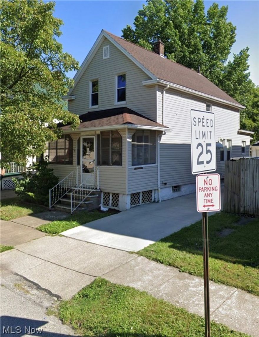 SFR in need of a renovation. Will make for a very profitable Section 8 rental after the renovation. Email agent for market rent roll & video tour along with complete investment analysis, drone footage, information on the mechanical systems of the building and information on Cleveland's new lead paint ordinance that all landlords must abide by. Professional property management available. Local & out of state investors welcome!