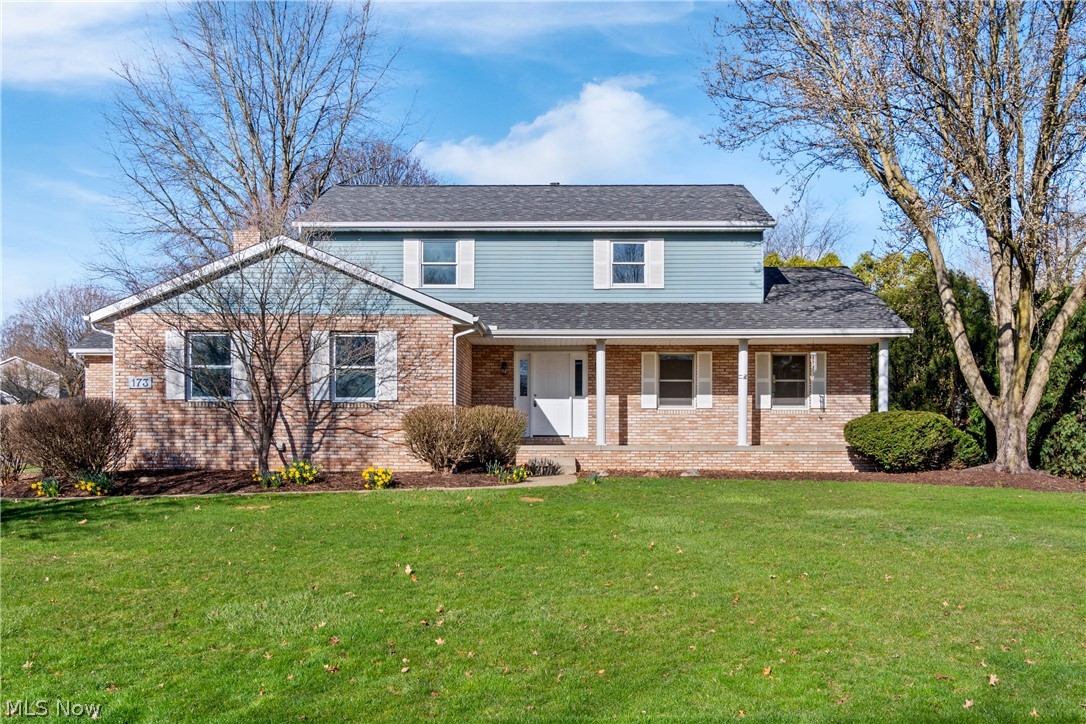 This home has been completely remodeled throughout! Brand new Kitchen with new stainless steel appliances. New LVP flooring on the first floor, tiled walk-in shower in Master Bath, new vanities, flooring, and light fixtures in all bathrooms. New carpeting is in the bedrooms, hall, stairs, sunroom, and den. Freshly painted interior. Brand new roof shingles, front door, sliding glass door off dinette, furnace, and so much more! Convenient 1st-floor laundry room and den or 5th bedroom. This home is conveniently located close to Washington Square and Stark Parks Trail.