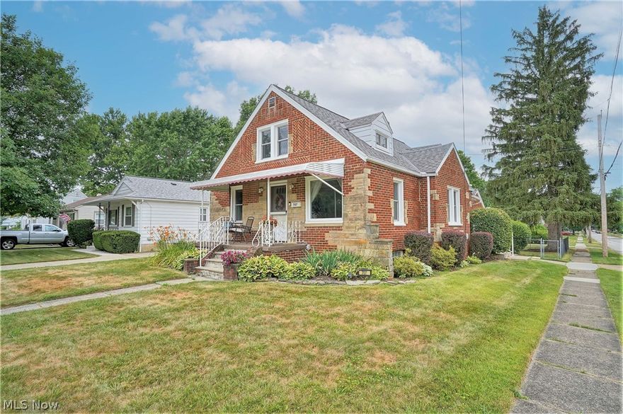 Unique brick cape is full of character and charm and has a 1 car attached garage with breezeway/mud room!   Updated kitchen with space for a butler's pantry.  Rounded archways to the dining and living room offer an open concept and the layout is perfect for entertaining.  First floor bedroom with full bath plus an office (could be a 4th bedroom).  Two additional bedrooms with charming built ins and an abundance of closet space are featured on the second floor.  The recreation room on the lower level is super cute and there is even another finished room perfect for an exercise or craft room.  Bonus - the backyard is totally fenced in.  All appliances, washer, dryer, wireless security system (Ring) and Nest smart thermostat/smoke detectors convey with the property.  Updates include:  New kitchen cabinets with soft close drawers & cabinets, counter, backsplash, garbage disposal, microwave and added a dishwasher, garage door, and new paint throughout - 2022; Additional insulation added in