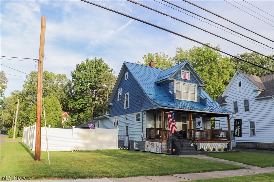 Check out this well-maintained 3-bedroom 2 bath home located in the Ashtabula Harbor on a corner lot! Inside the home, you have plenty of room for entertaining with a living, dining, and family room all located on the first floor! Also, right off of the back door is a laundry room, giving you convenient laundry access! Closet space and storage are not an issue with this home! Outside, you have both a front and back porch to sit on! The back porch is connected to a fenced-in side yard! There is also a three-car detached garage, an 8 by 8 storage shed, and a huge driveway! Also, the new metal roof was added to the home a month ago! This home has so much to offer inside and out, schedule your showing today this won't last long!