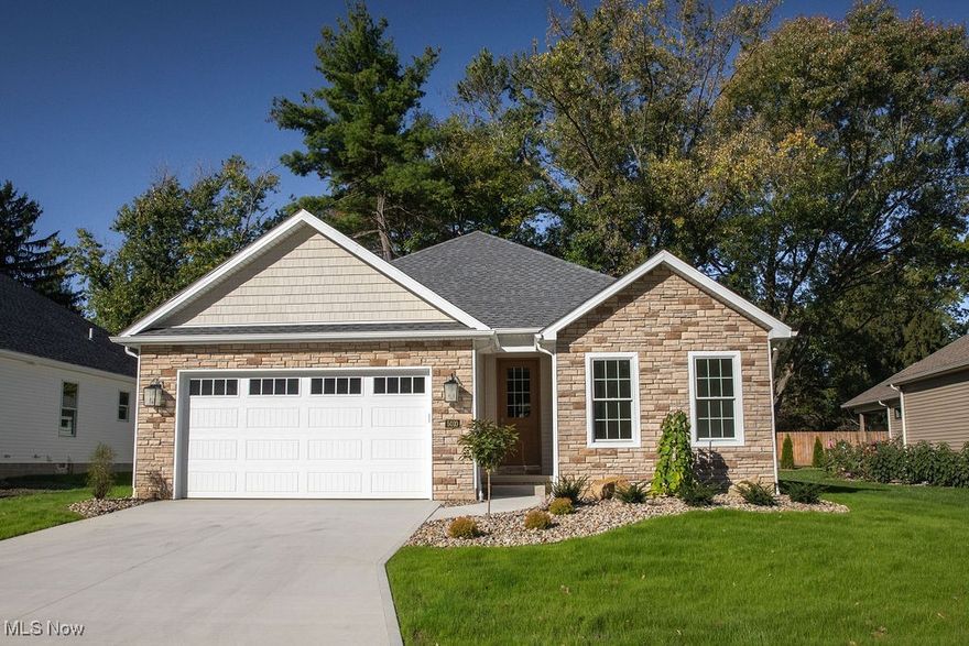 New construction,,.  Features... Landscaping and lawn are in.  Move in ready.  Quartz Counters, concrete drive, Pella windows, 12 X 15 trac deck,  95% Carrier furnace, 50 galllon direct vent hot water tank, 12 course basement plumbed for bath (shower stall included), basement finished with Dry-lock paint, as well as an  insulated core reinforced by re-bar. "Planned Unit Development", with approximately $30,000. in reserves.  Gated Community... Additional information and map are encluded in supplements.  5 of 29 homesites remain .  iF PROBLEM WITH SHOWING TIME CALL jOHN