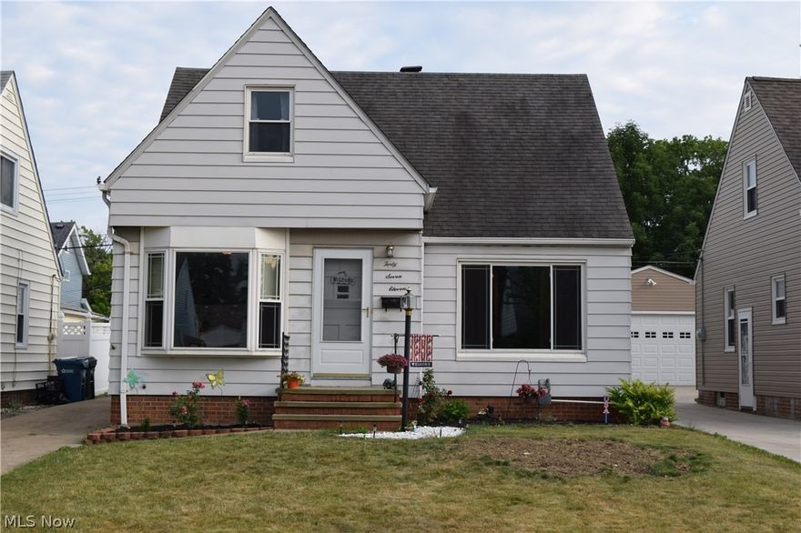 This is a true 4 bedroom, 2 full bath Cape Cod with plenty of room to roam! Wonderful eat-in kitchen. Charming decorative fireplace in living room. Terrific finished rec room with bar for entertaining and glass block windows. Loads of storage. Private backyard with lovely pergola to keep you cool during those summer picnics.  Over sized garage with workshop. Updates include: Windows 2008. Electrical panel 2011. Faucets 2013. Roof tear off 2001. Fence install 2009.