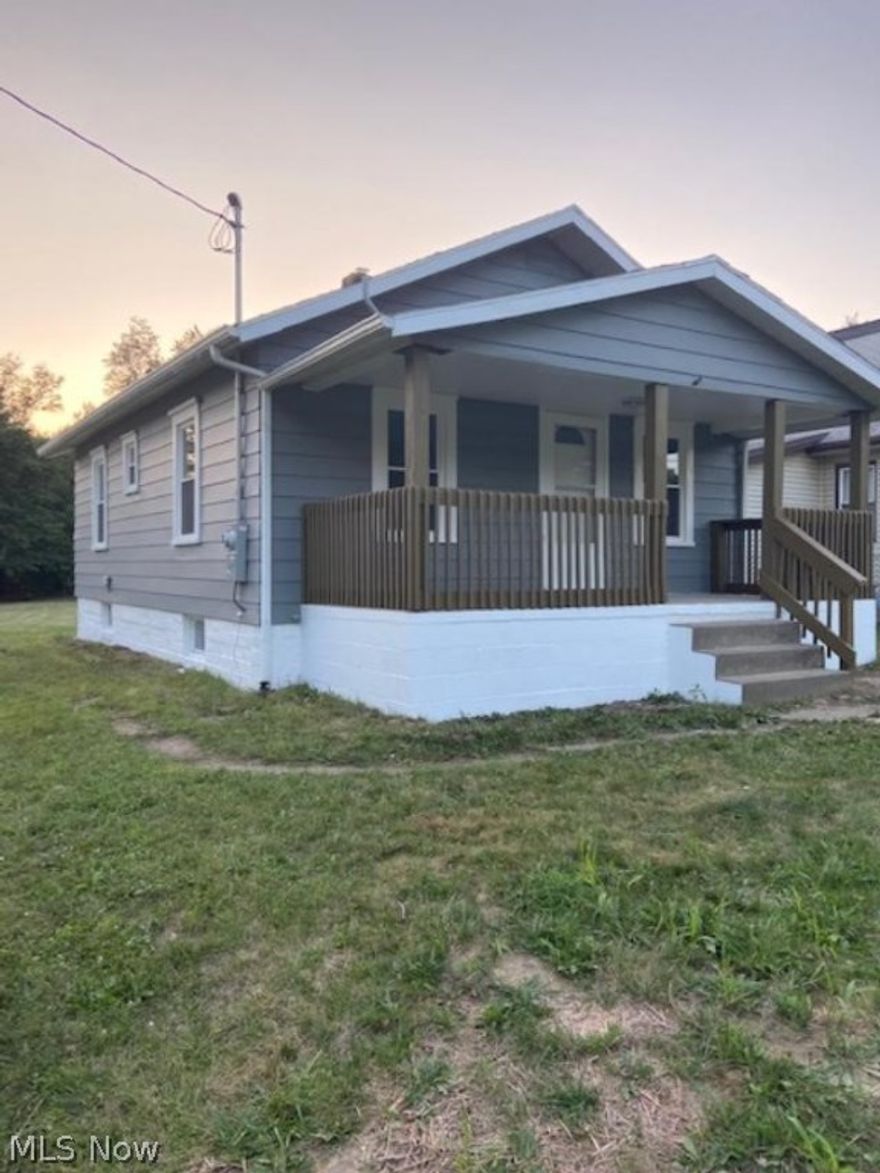 Wonderfully remodeled 2 bedroom ranch in Canton Township.   Home has all new kitchen, bath, flooring and fixtures.  House has freshly painted exterior, interior and basement, along with all new windows, all new electric, mostly newer plumbing, new insulation, and new drywall.  Home has large inviting front porch.  Nothing to do but move in.