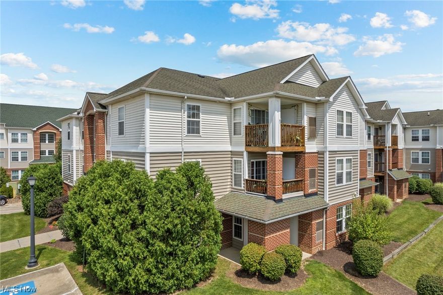 Ground-level 3-bedroom end-unit condo with a premium location at the southwest corner of the building near landscaped greenspace and pond! The kitchen has a breakfast bar and newer dishwasher (2021) and a sink/faucet (2022). Adjacent laundry room with a new washer/dryer (2022). Dining area has an overhead chandelier and is open to the living area with a cozy gas fireplace, TV niche, and slider door to the patio overlooking manicured grounds. Additional storage in the furnace closet off the patio. Nice-sized owner’s suite off the living room has a deep walk-in closet and an updated bathroom with new flooring, sink, commode, and lighting. Hallway at the opposite end of the condo has a large storage closet, a full bath, and two bedrooms (one with WIC). Indoor storage locker near the mail slot at the main building entrance. Detached 1-car garage (end-unit #89) located near the condo has external keypad and door opener. Pet friendly! HOA fee includes water & sewer.