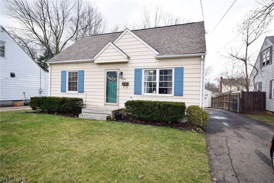 Must see this adorable Cape Cod! This home offers 2 bedroom on the first floor and recently renovated bath with ceramic tile. Spacious 3rd bedroom upstairs and a finished basement for extra living space. Most of the first floor is hardwood.  Place some outdoor furniture on the patio and have a family cookout or just relax in the sun in the private backyard.  2 car detached garage and privacy fence around the yard. Roof replaced in 2009, new Carrier furnace in 2013, new A/C 2005 and new sewer line to the street in 2008. No worries as this house comes with America's Preferred Home Warranty!  Don't miss your opportunity to live in the heart of Cuyahoga Falls in this adorable home. Call today to schedule your showing.