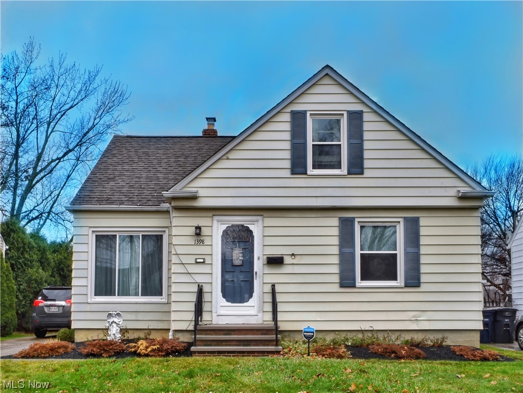 Welcome to your charming 3-bedroom, 1.5-bathroom Cape Cod home in Lyndhurst, Ohio! This residence features a well-designed layout with a cozy living room, updated kitchen, and adjoining dining room. Two bedrooms on the main floor boast hardwood flooring, while the upstairs offers two separate sleeping areas and an updated half bath. The freshly painted and fully water-proofed basement provides versatile living space. Outside, enjoy a fully fenced-in backyard with a patio, complemented by a 1-car detached garage. Conveniently located in Lyndhurst, close to shopping, dining, parks, and schools, with easy access to major highways. Explore the supplemental documents for updates and renovations. Schedule a viewing today and make this your future home!