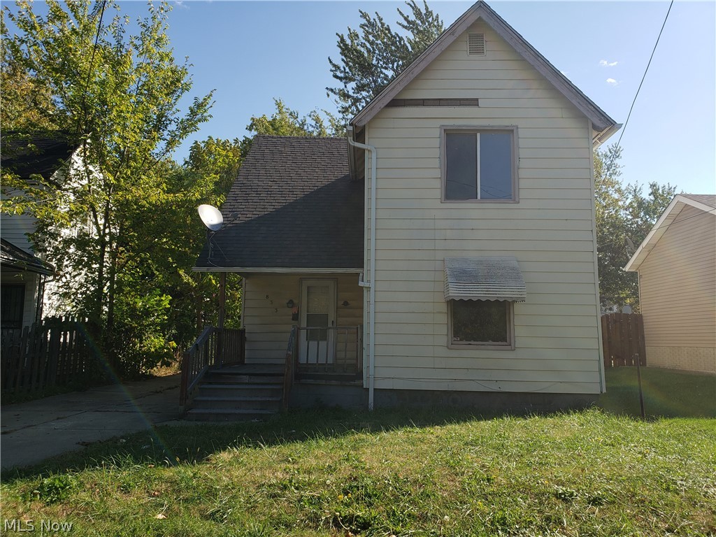 Large colonial home in need of some work! Great opportunity to make this home your own. 4 bedrooms, one bath, large kitchen, with adjoining living and dining room.