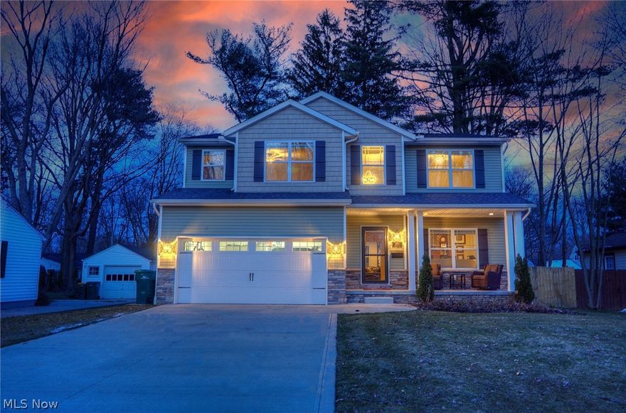 Looking for a newer home in an established and charming neighborhood with no HOA's? Welcome to 8271 Midland Rd. This beautiful home was built 2019 and has everything everything you want and need in a home! Kick your feet up and relax on the front porch & enjoy the spring breeze. Embrace your inner-chef in the spacious kitchen that will invoke envy with granite countertops through out, stainless steel double oven, wrap around walk-in pantry. The perfect living room to enjoy a movie, all while staying cozy by the fire. You'll rest easy in your spacious owners suite and walk in closet that leads right into your second floor full laundry room. Your backyard is ready for BBQs with a large patio in your enclosed for privacy backyard and it even has a hook up for a Hot Tub if desired. When the time is right, you can expand to the lower level, which has been waterproofed and is already plumbed for an additional bathroom. Don’t miss out, schedule a tour today!