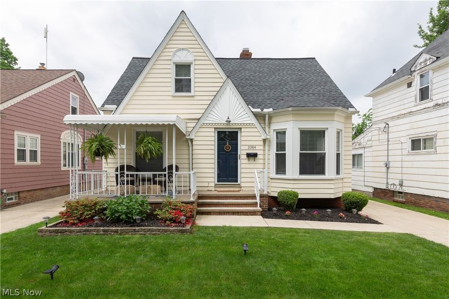 Don't miss the opportunity to own this absolutely turn-key Bungalow style home, located in the heart of West Park. This home offers the perfect blend of modern amenities and character including a quaint front porch and original hardwood flooring throughout. The main floor features a formal living room with an abundance of natural sunlight. Open kitchen and dining area with tile back-splash and all appliances included. Two bedrooms and a updated full bath with a tile tub surround and ceramic tile flooring round out the first floor. The second level features a very spacious master bedroom with a generously sized closet is sure to impress! The lower level offers endless potential for finishing to maximize your living space. The well manicured yard is fully fenced.  Roof, Furnace and A/C, Hot Water Tank, Vinyl Windows and Driveway were all replaced in 2008! Fantastic location just minutes to interstates 1-90 and I-71, public transportation, Hopkins Airport and 1-mile to the Cleveland Metro