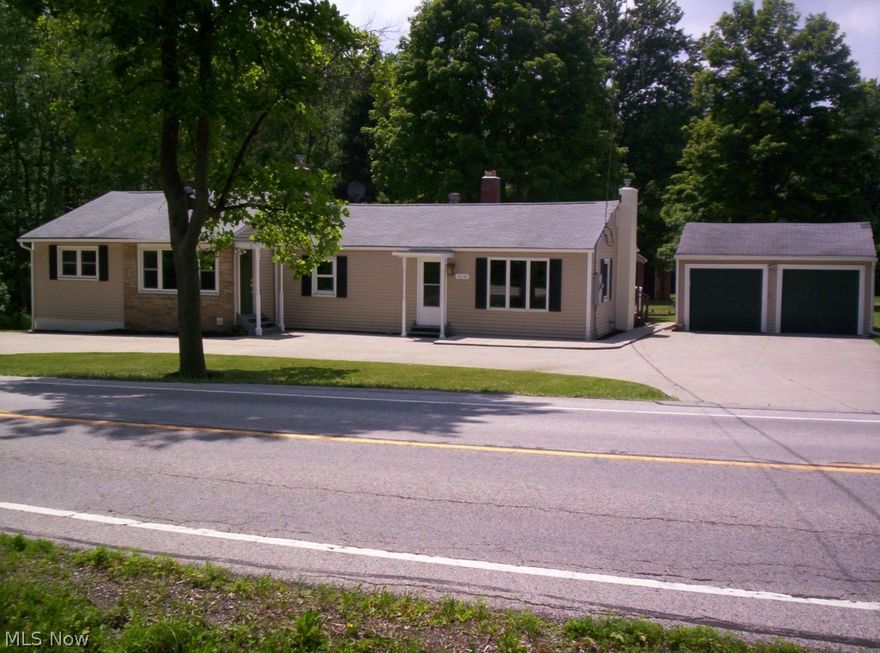 Beautiful 3BR 2 Bath Ranch with 2 car garage and walkout basement on 2 acres, move in condition with many updates. Upgrades and features including Master Bedroom/in law suite, water proofed basement, kitchen, bath, paint, hardwood floors, carpet, windows, glass block windows, Paved driveway with turn around and extra parking. Additional heated workshop, storage, barn and much more. this is a must see. Immediate occupancy: Possible extra income from additional in law/Master Suite.
