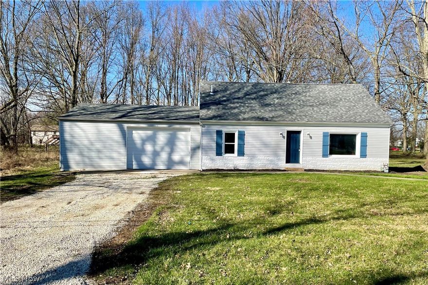 Discover Convenience and Comfort in this Beautiful, Well-Priced 3-Bed, 2.5-Bath Norton Home. Enjoy the convenience of two main-floor bedrooms. The primary bedroom features an ensuite bath and walk-in closet. Upstairs, you will find another large bedroom with a full bathroom, perfect for children. A remodeled open kitchen/living area, complete with an island, new butcher block countertops, stainless steel appliances, and a walk-in pantry, offers modern living. Updates include new floors, kitchen, bathrooms, insulation, well pump, sump pump, septic pump, storm door and furnace. New roof with warranty will be installed before close.
Additional features: main floor mudroom/laundry/utility room, oversized 2-car attached garage, two decks, a spacious 0.32-acre lot, with new waterproofing and a moisture barrier installed as well. Home warranty offered by seller for your peace of mind. This home has been completely remodeled and won't last long - don't miss out on this opportunity!