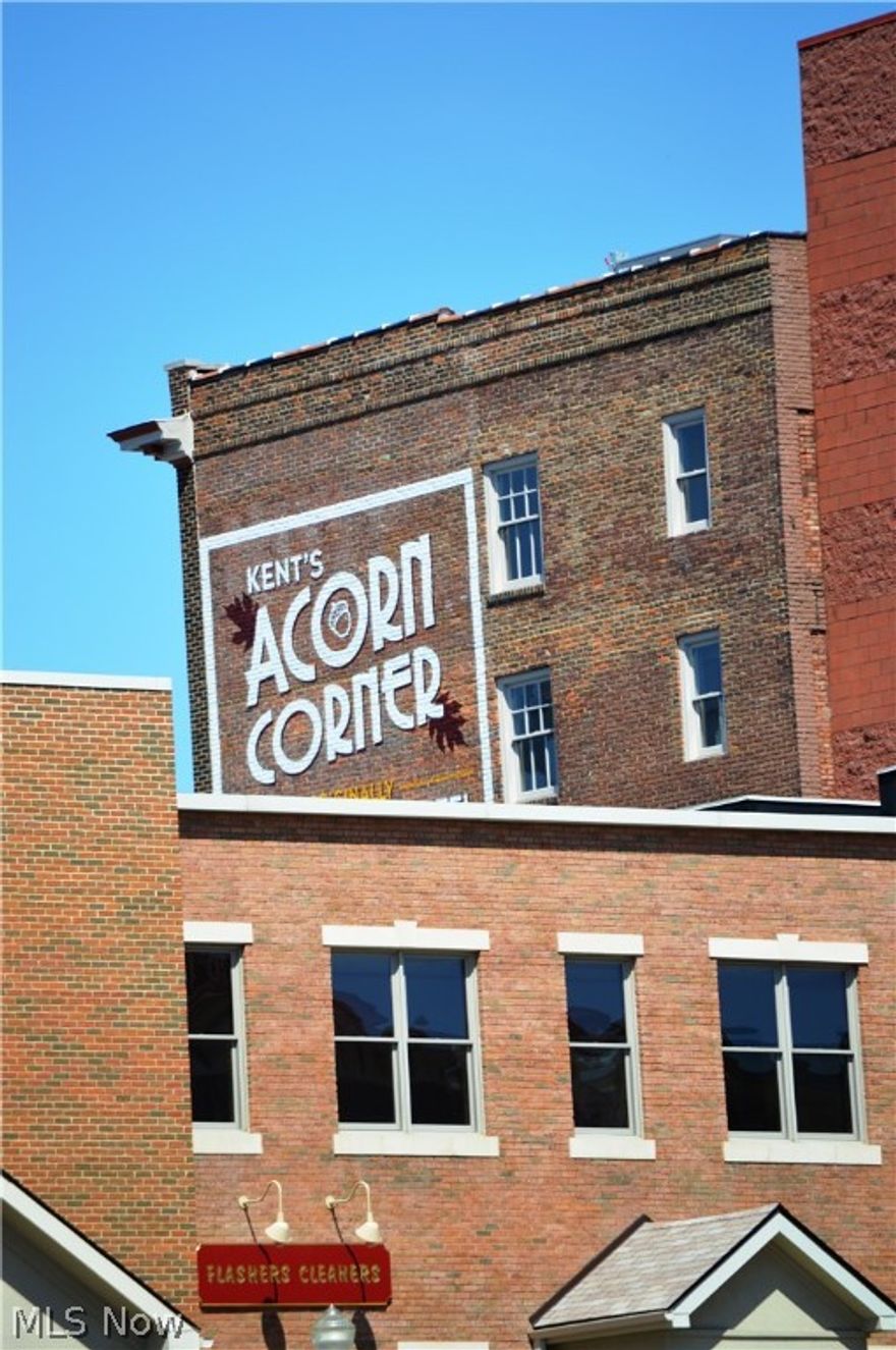 Welcome home to luxury apartment #402: Enjoy stellar views of Kent’s trendy Acorn Alley on Main Street district from this spacious 1250 SF 2 bedroom, 2 bathroom with hardwood, carpet, and ceramic flooring. Stainless steel appliances, granite countertops, washer/dryer, flat screen TV, and dedicated parking space in the attached gated lot. Rent includes all utilities. 

Located in the heart of historic downtown Kent between East Main and Erie Streets, and only 2 blocks from Kent State university, Acorn Alley is a pedestrian-friendly development that offers cobblestone walkways and a welcoming locally-owned mix of unique shops and boutiques, art and live music, and special events.

The 22,000-square-foot mixed-use building has five floors plus a basement, combining dining, entertainment, office  and residential spaces. The 7,000-square-foot Buffalo Wild Wings occupies the first and second floors and business offices are located on the third. Select luxury apartments occupy the​​‌​​​​‌​‌​​​‌‌​​​‌‌‌​​‌​​‌‌​​​​ fourth