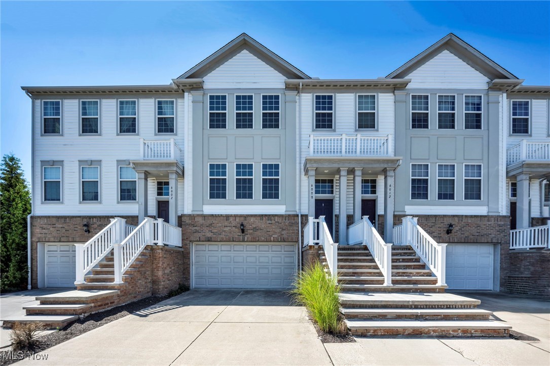 LOCATION, LOW-MAINTENANCE AND LUXURY describes this spacious 3-bedroom, 3.5-bath Pepper Pike townhome, quietly nestled within the lovely community of The Pointe at Sterling Lakes. Blending privacy, convenience, and comfort, this beautifully maintained home is just a short stroll from the Shops at Eton Collection, an array of dining options, and offers immediate freeway access. Inside, enjoy a light-filled living space with large windows, a cozy fireplace, and an open layout perfect for everyday living and entertaining. Each bedroom features its own private bath and spacious closets, offering flexible and comfortable accommodations. Step outside to relax on the main-level deck or the private lower-level patio. The attached 2-car garage includes additional storage space and a sleek epoxy floor, adding both function and style. With its private setting and unbeatable location, this low maintenance home truly has it all!