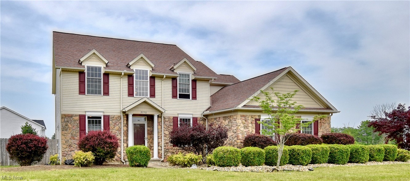 Beautiful home with a partially finished, walk-out basement. New privacy fence added in 2021. This home sits at the end of a quiet street and is close to schools and parks. Updated kitchen includes island and ample storage/counter space. All kitchen appliances stay. Washer & Dryer in the 1st Floor Laundry Room also stay. Large Master Bedroom Suite boasts a walk-in closet with built-in storage. Additional bedrooms are great sizes with ample closet space. Main floor leads to large deck with sun setter awning. Partially finished, extra tall basement with full bath leads out to a large custom patio and fire pit. Sprinkler System Included. Built-in workbench and shelving in the garage with 220 electric line. Home Warranty Included.