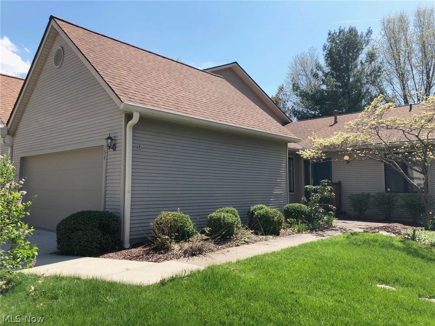 Located in the Adena Knolls Condominium development and in Revere Schools, this one-floor living, two-bedroom Condo is waiting for your personal touch. Enjoy the large living space with vaulted ceilings and access to the back deck, which gives this area a nice, open feel. The kitchen has plenty of cabinet space and a nice dining area just around the corner. Convenient first floor laundry room and large first floor master with en suite bath complete with dual sinks, a stand-up shower and a soaking tub! You will appreciate the added bonus of a  large basement, perfect for all of your storage needs. Call today to set up a showing.