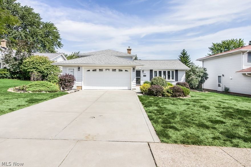 Welcome home to this beautifully updated 3 bedroom split level on a quiet street in southern Parma. The curb appeal draws you in and is complimented by the fresh landscaping and newer concrete. As you enter the new tile in the foyer greets you and leads into the refinished hardwoods in the living & dining room. The spacious kitchen features stainless appliances, ample refinished cabinet space, and granite tops on both the cabinets and the large island perfect for extra seating & entertaining. Upstairs features 3 large bedrooms all with freshly refinished hardwood floors and a full bath completely updated. The lower level features a newly updated half bath and plenty of room for entertaining in the walkout family room. Wether you plan to entertain or just enjoy the outdoors the enclosed 3 seasons room with the large patio offer the best of both. This home is truly move in ready with updates including roof, windows and h2o tank all 4 yrs old, all paint floor to ceiling is fresh and moder
