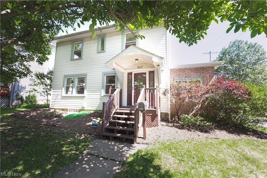 Welcome to 1607 16th St, a charming and well-maintained home in the heart of Cuyahoga Falls. This wonderful property offers 3 bedrooms, 2 full baths and plenty of  comfortable living space. Upon entering, you will be greeted by a cozy living room bathed in natural light, creating a warm and inviting atmosphere. The adjacent dining area is perfect for enjoying meals and game nights. The kitchen is a true delight, featuring modern appliances, ample cabinet space, and a convenient breakfast bar perfect for guest and work space. The spacious master bedroom is a tranquil oasis, with plenty of room to relax and unwind after a long day. The two additional bedrooms are versatile, offering space for a home office or guest rooms. This property also boasts 2 full bathrooms, tastefully designed with modern fixtures and finishes and plenty of storage space. Outside the home, a fenced backyard provides an excellent space for outdoor activities, gardening, or entertaining. With a two tier deck, there