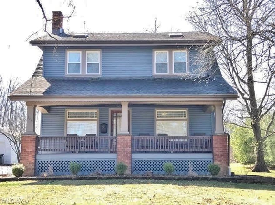 Move right in! Charming 3 bedroom, 1 1/2 bath Colonial renovated from top to bottom. Beautiful front porch with new railing . Large living room with high ceilings, hardwood floor and refaced stacked stone fireplace. Chef's Dream kitchen with ceramic tile, butcher block peninsula for bar stools open to the formal dining room also with hardwood floor and build-ins, First floor laundry room and bath on the first floor. Three nice bedrooms and bath on the second floor. Waterproofed basement with life time Warranty, new windows and vinyl siding. Central air,  only 1 year old appliances: washer, dryer, refrigerator, dishwasher, microwave,stove . Sunshade over the back patio.  Two car garage.