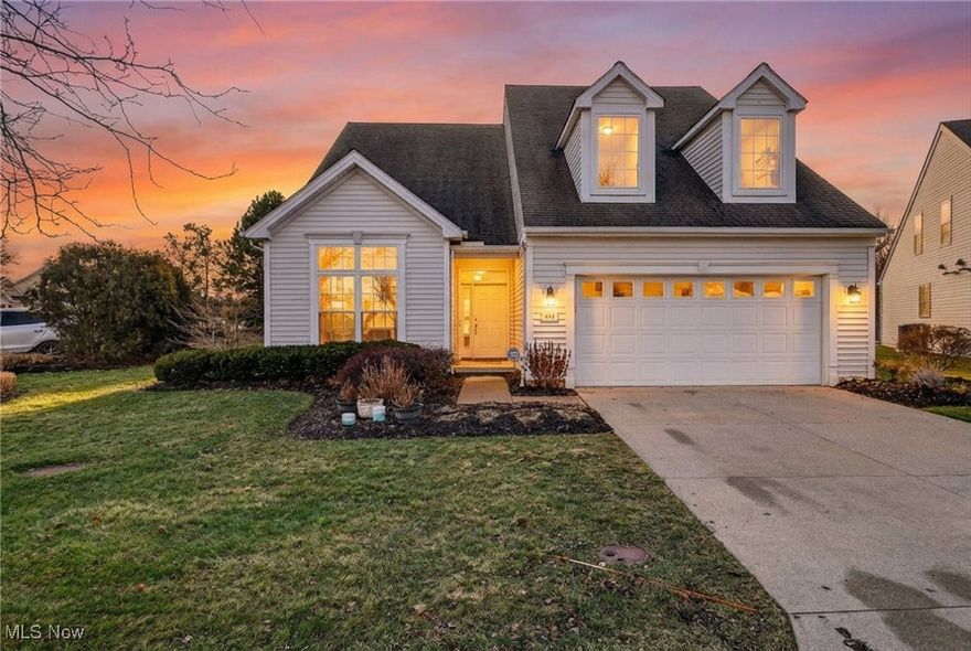 Welcome to this beautifully designed home tucked away on a quiet cul-de-sac, offering an open floor plan and soaring cathedral ceilings that create a bright, airy atmosphere throughout. The first-floor primary suite provides exceptional convenience and privacy, featuring a walk-in closet and a spa-inspired in suite bath complete with a luxurious steam shower.
The spacious kitchen is ideal for both everyday living and entertaining, with a breakfast bar and ample dining space. A formal dining room offers the perfect setting for special gatherings, while the den provides a comfortable space for a home office or reading room. The sunroom invites you to relax and enjoy natural and overlooks a private back yard space.
Upstairs, you’ll find two additional bedrooms, a full bath, and a large loft area that offers flexible space for a family room, play area, or study. 
This thoughtfully laid-out home combines comfort, functionality, and style in a desirable location—perfect for modern living.