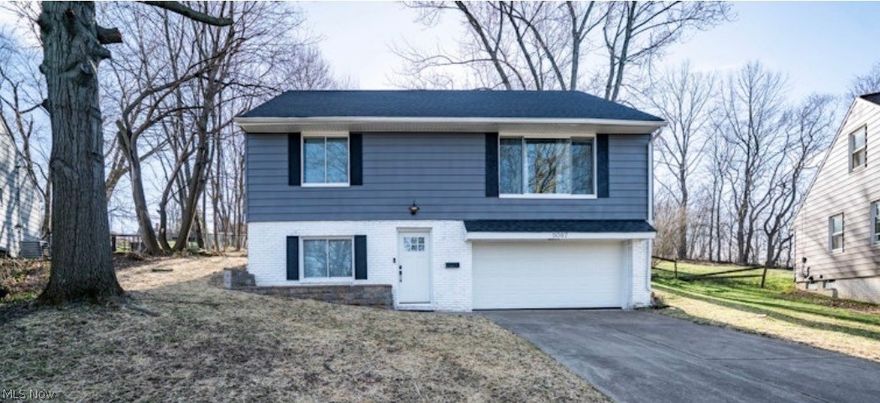 Welcome to this beautifully transformed Cape Cod in Garfield Heights with stunning views of Downtown Cleveland. This home showcases a custom-built kitchen that is truly to die for, featuring higher-end appliances, a built-in microwave with hood, higher-end granite countertops, a deep sink, and a spacious island perfect for entertaining.
The open-concept living room and kitchen create a bright, modern feel, while the lower level offers a custom-built entertainment space complete with a stylish electric fireplace, perfect for relaxing or hosting guests. The home features three spacious bedrooms and two custom-designed bathrooms, including a luxurious owner’s suite bath with a standalone soaking tub, custom shower, and beautiful cabinetry.
Fresh cosmetic updates flow throughout the home, adding modern style and comfort. Step outside to enjoy the brand-new deck and custom-built garage, providing both charm and convenience.
For peace of mind, the home also includes all new plumbing, electrical, updated mechanics, and a brand-new roof. Property is POS.
Luxury finishes, thoughtful design, and incredible views—this is one home you don’t want to miss.