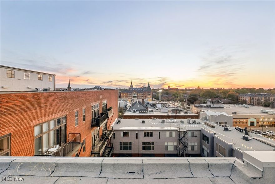 Live Above It All in the Heart of Ohio City

Welcome to this stunning two-story contemporary penthouse perfectly positioned along vibrant Market Avenue in Ohio City—one of Cleveland’s most dynamic and walkable neighborhoods. Enjoy the best of both worlds: your home overlooks the quiet interior courtyard, creating a peaceful retreat while the energy of W. 25th Street’s award-winning restaurants, craft breweries, nightlife, and the iconic West Side Market are just steps away.

Sports and entertainment lovers will appreciate being just one bridge away from Downtown Cleveland, making Guardians and Cavaliers games, Playhouse Square, and the waterfront easily accessible.

Inside, the open-concept design features 2 bedrooms and 2 full baths, soaring ceilings, and expansive windows that flood the space with natural light. The modern kitchen flows seamlessly into generous living and dining areas—perfect for entertaining friends or enjoying a relaxed evening at home.

Upstairs, an airy loft leads to your private rooftop deck, offering sweeping skyline views and rare 360-degree perspectives—one of only two vantage points in Ohio City with this remarkable outlook. The rooftop also offers potential to expand outdoor living space, creating the ultimate urban entertaining retreat.

Additional highlights include:
• Assigned indoor parking
• Secure building access
• Low-maintenance condo living in one of Cleveland’s most sought-after neighborhoods
• Unmatched walkability to dining, shopping, and entertainment

Whether you’re looking to right-size into a vibrant city lifestyle or secure the perfect urban home base, this penthouse delivers style, convenience, and breathtaking views.

Some photos have been virtually staged.

Experience modern Cleveland living at its finest—schedule your private showing today.