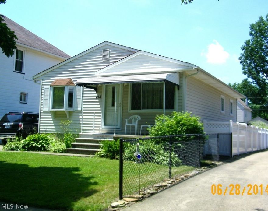 Cozy well-maintained ranch looking for a new owner.  Partially finished basement; plenty of storage, bathroom with large shower that is handicap accessible.  yard with vinyl privacy fence. Large detached garage;   Not a short sale or foreclosure