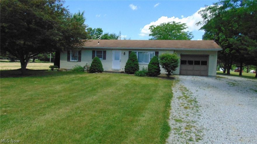 This home is a 3 bedroom,2 Full bathroom home with a Large 40' X 30' Pole garage with heat, concrete flooring, insulation, electric, and plenty of outlets.  The property is located in Norwayne School District and has approximately 1.5 Acres of land.  The basement is partially finished.  This home won't last long at this price!